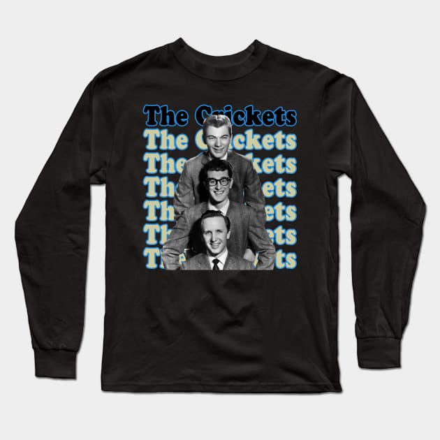 Buddy Holly's Bandstand Legacy The Crickets Edition Long Sleeve T-Shirt by Mckenna Paucek